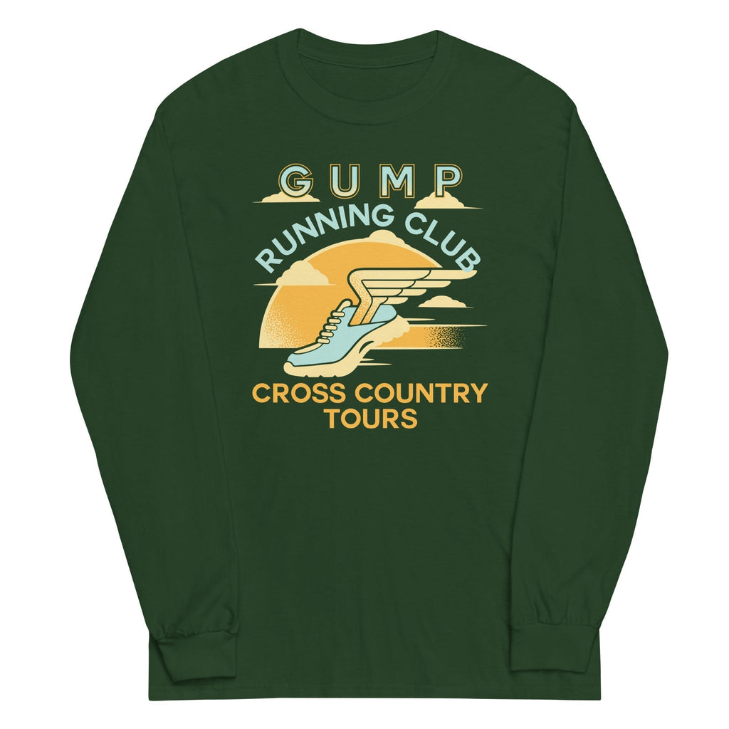 Gump Running Club Unisex Long Sleeve Tee Hoodie, Sweatshirt | CoreVibeTees.com (Image 4)