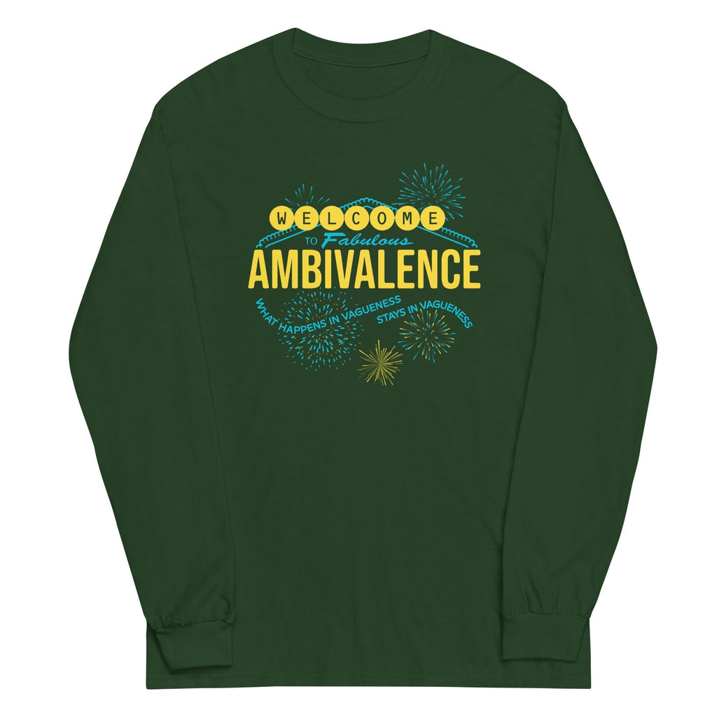 Welcome To Fabulous Ambivalence Unisex Long Sleeve Tee Hoodie, Sweatshirt | CoreVibeTees.com (Image 4)
