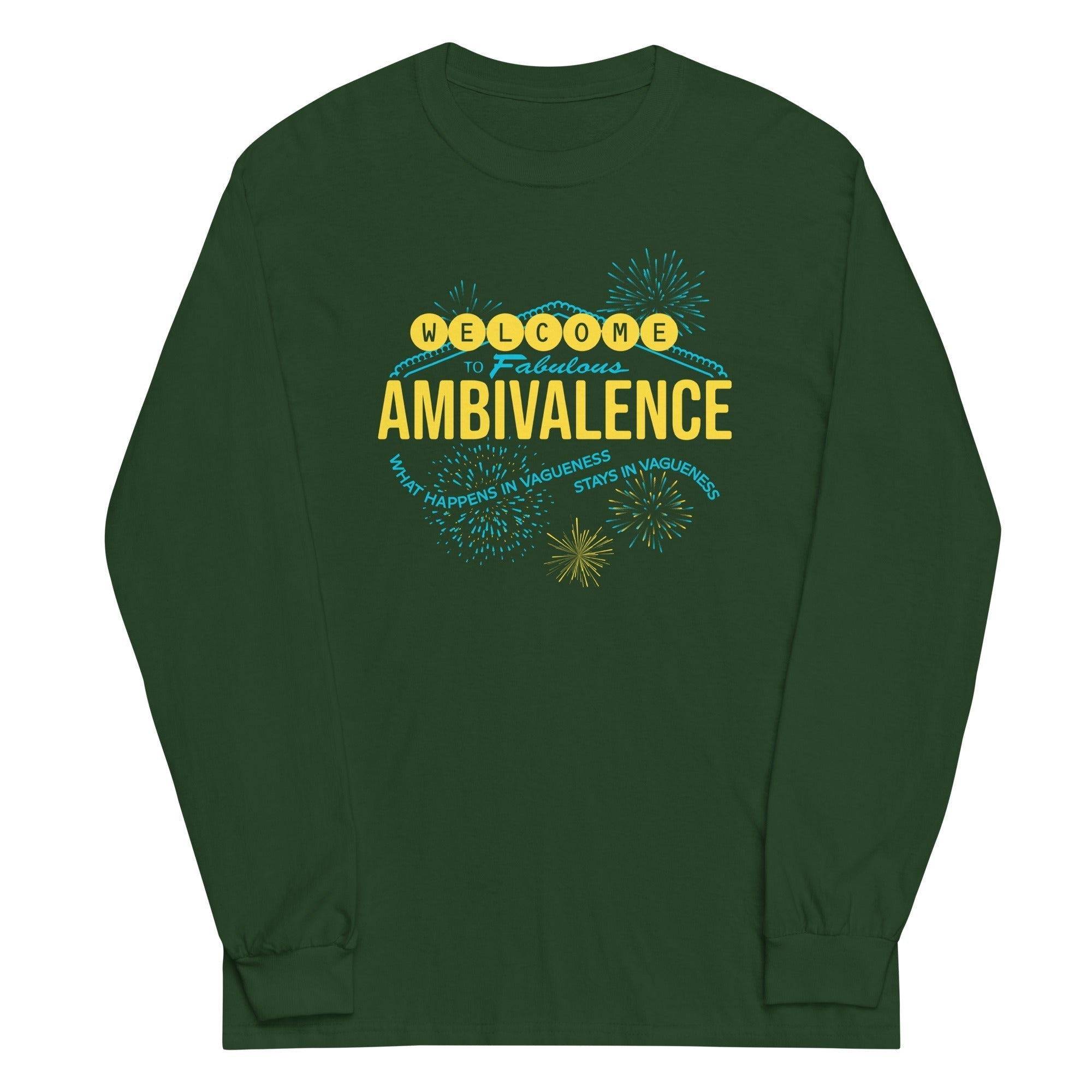 Welcome To Fabulous Ambivalence Unisex Long Sleeve Tee Hoodie, Sweatshirt | CoreVibeTees.com (Image 4)