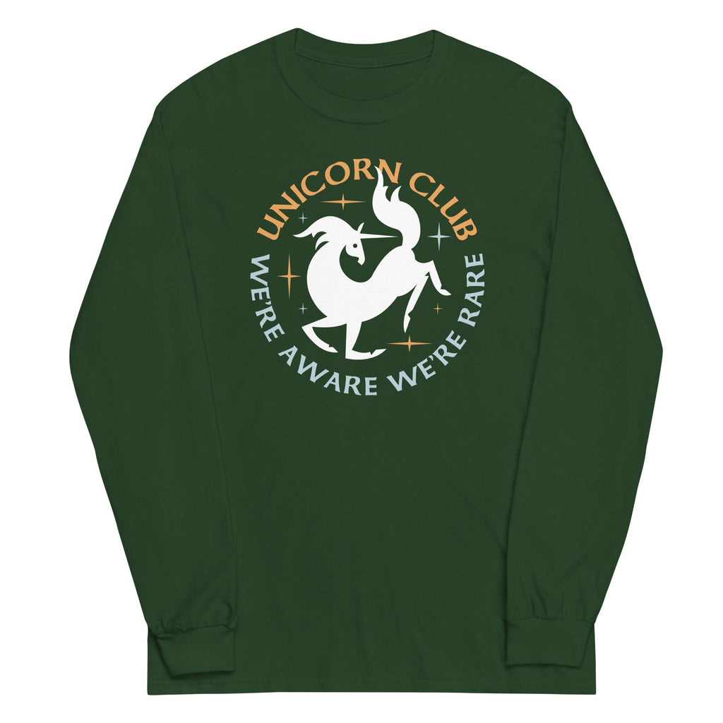 Unicorn Club Unisex Long Sleeve Tee Hoodie, Sweatshirt | CoreVibeTees.com (Image 4)