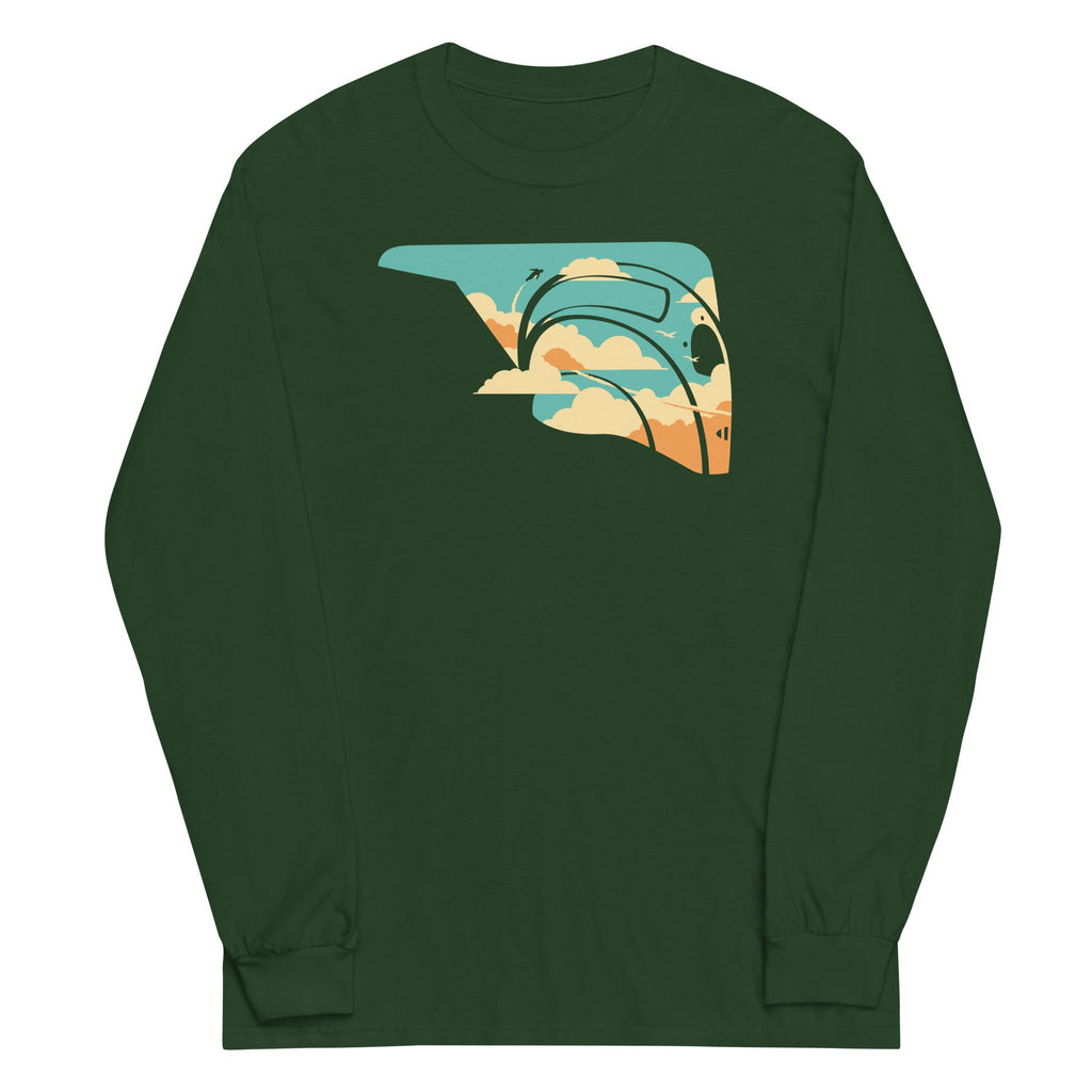 Sky Rocket Unisex Long Sleeve Tee Hoodie, Sweatshirt | CoreVibeTees.com (Image 5)