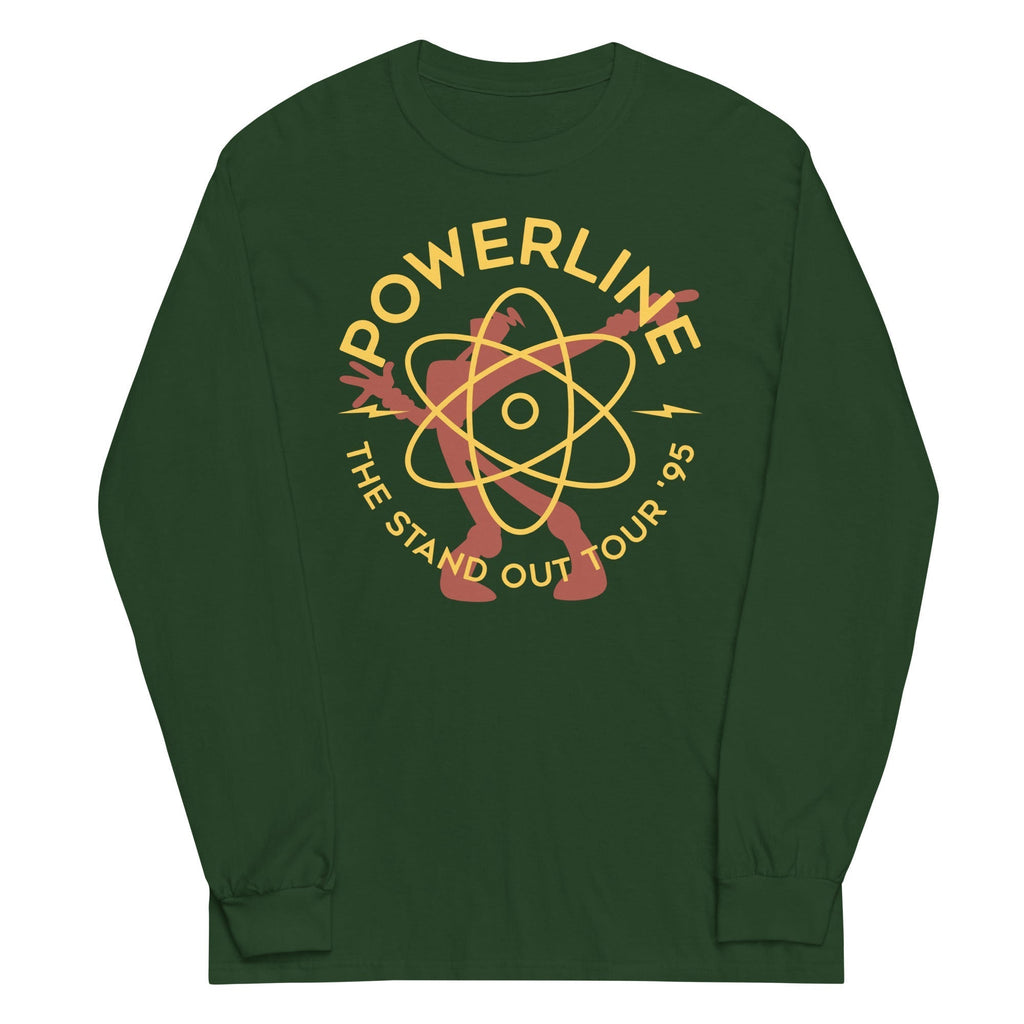 Powerline Unisex Long Sleeve Tee Hoodie, Sweatshirt | CoreVibeTees.com (Image 3)