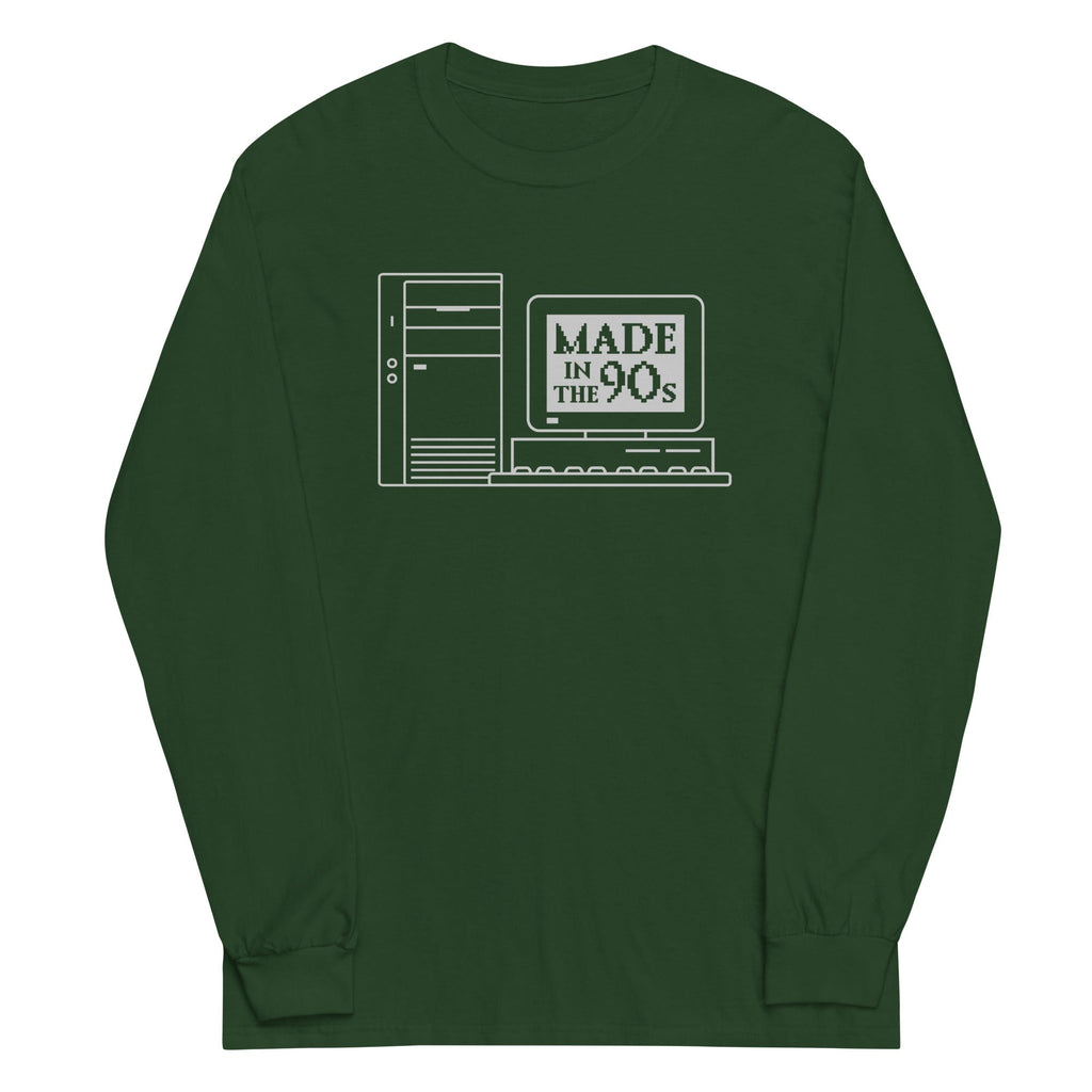 Made In The 90s Unisex Long Sleeve Tee Hoodie, Sweatshirt | CoreVibeTees.com (Image 3)
