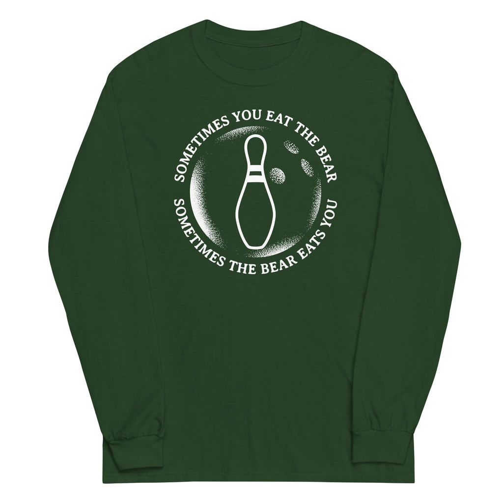 Sometimes You Eat The Bear Unisex Long Sleeve Tee Hoodie, Sweatshirt | CoreVibeTees.com (Image 3)