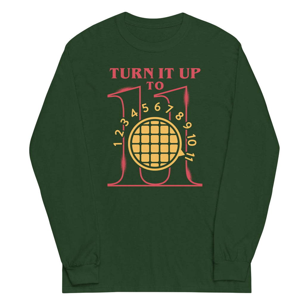 Turn It Up To 11 Unisex Long Sleeve Tee Hoodie, Sweatshirt | CoreVibeTees.com (Image 3)