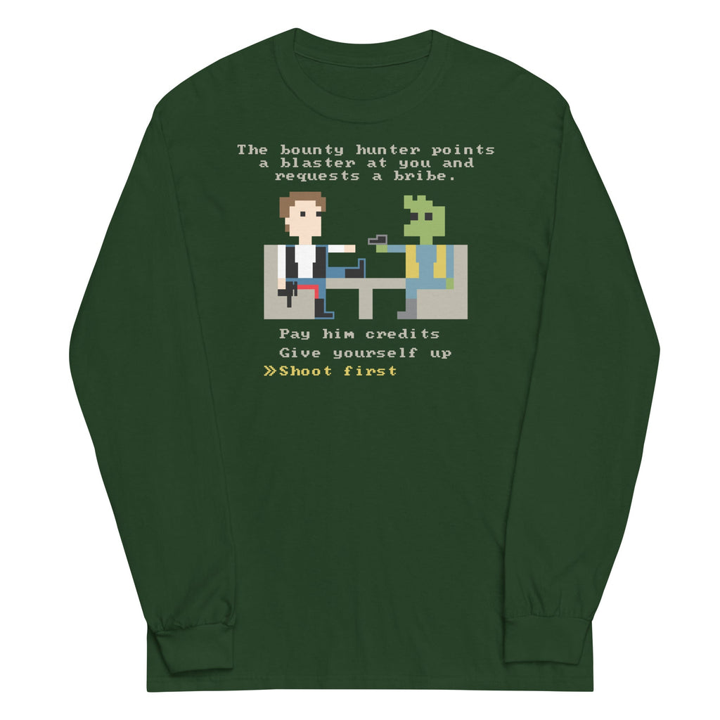 The Bounty Hunter Unisex Long Sleeve Tee Hoodie, Sweatshirt | CoreVibeTees.com (Image 4)