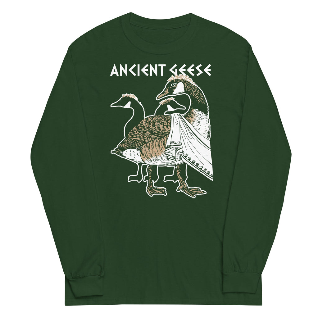 Ancient Geese Unisex Long Sleeve Tee Hoodie, Sweatshirt | CoreVibeTees.com (Image 4)