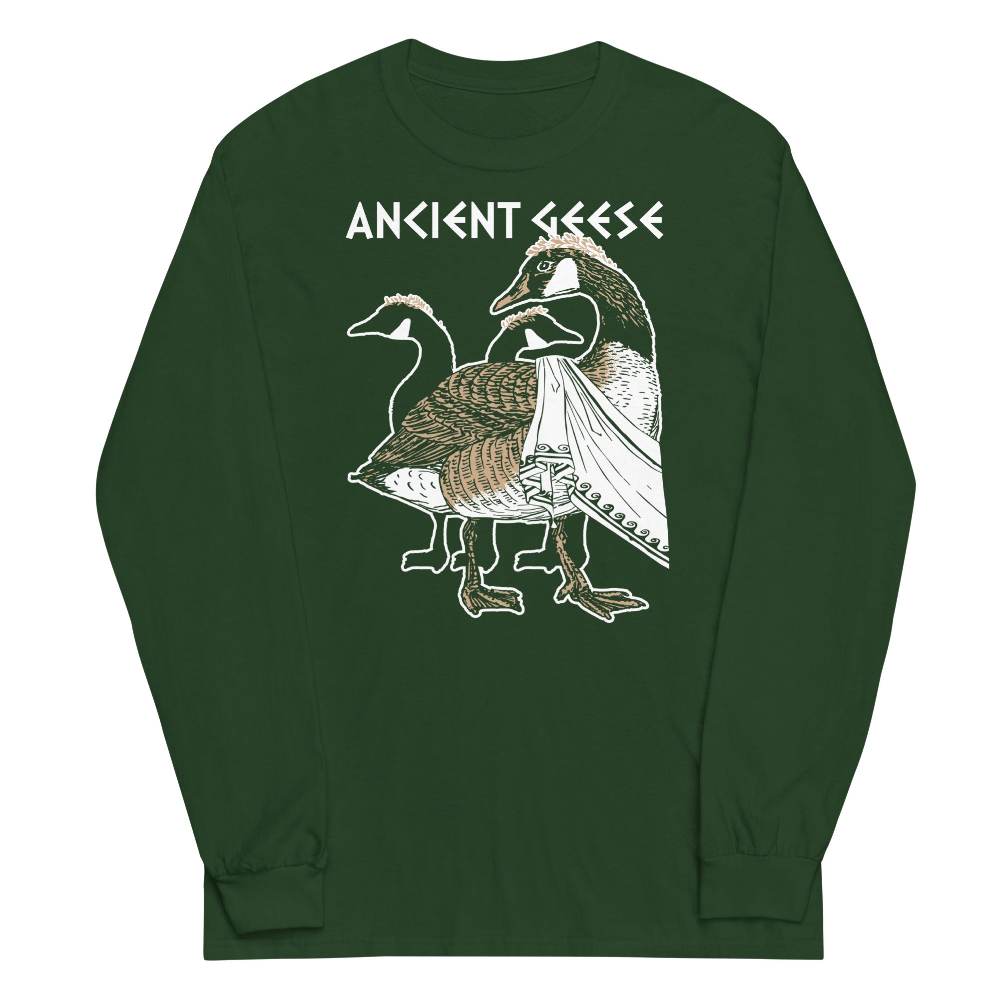 Ancient Geese Unisex Long Sleeve Tee Hoodie, Sweatshirt | CoreVibeTees.com (Image 4)