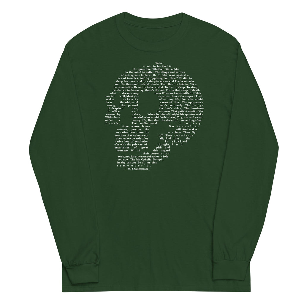 Hamlet Soliloquy Unisex Long Sleeve Tee Hoodie, Sweatshirt | CoreVibeTees.com (Image 4)