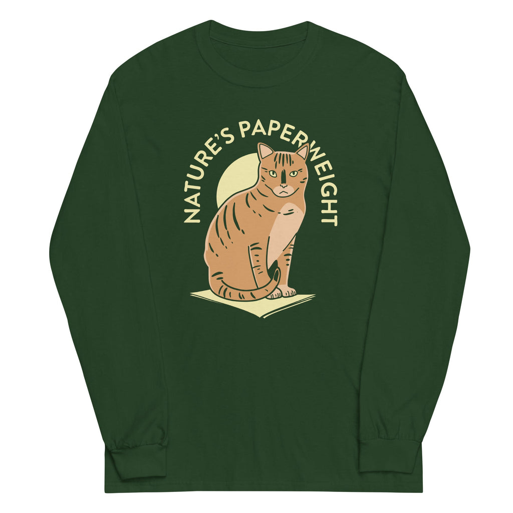 Nature's Paperweight Unisex Long Sleeve Tee Hoodie, Sweatshirt | CoreVibeTees.com (Image 3)