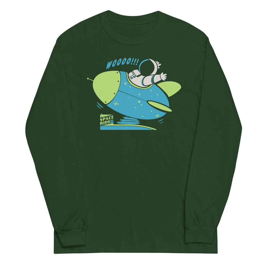 Space Ride Unisex Long Sleeve Tee Hoodie, Sweatshirt | CoreVibeTees.com (Image 3)