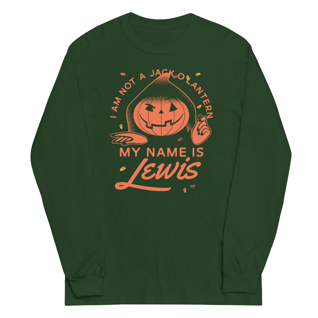 My Name Is Lewis Unisex Long Sleeve Tee Hoodie, Sweatshirt | CoreVibeTees.com (Image 4)