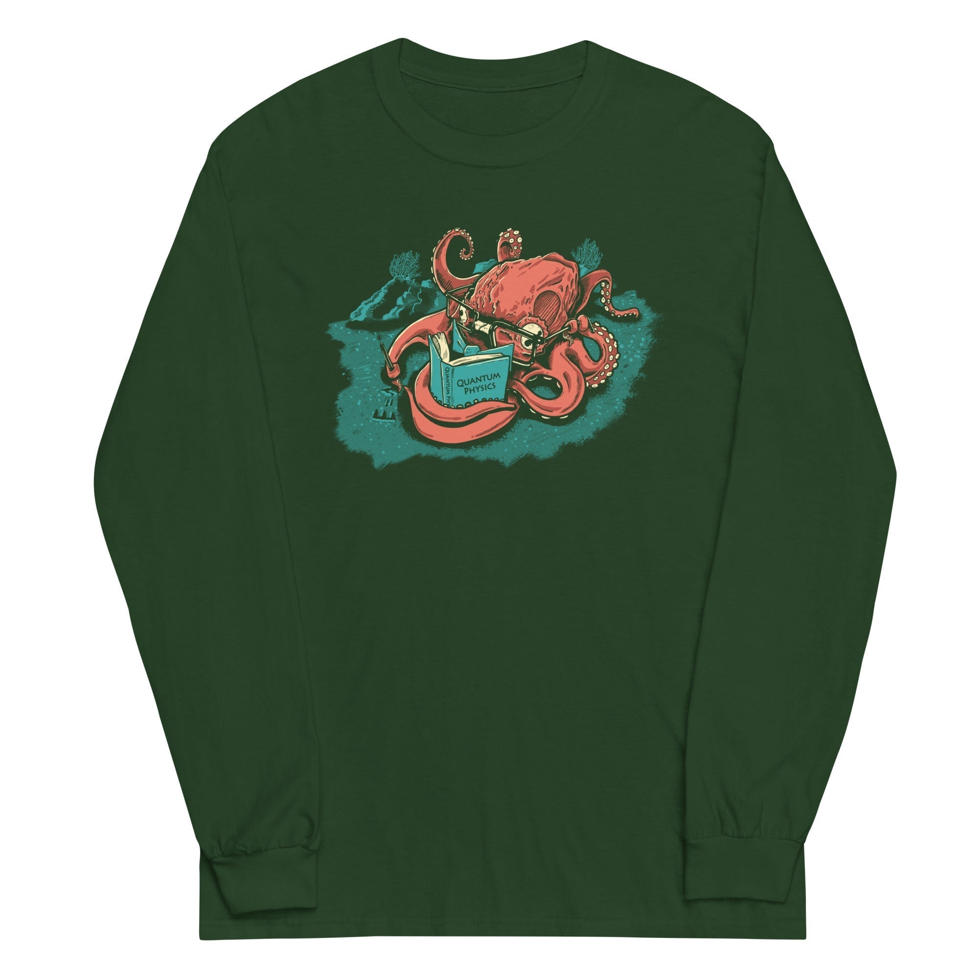 Octonerd Unisex Long Sleeve Tee Hoodie, Sweatshirt | CoreVibeTees.com (Image 4)