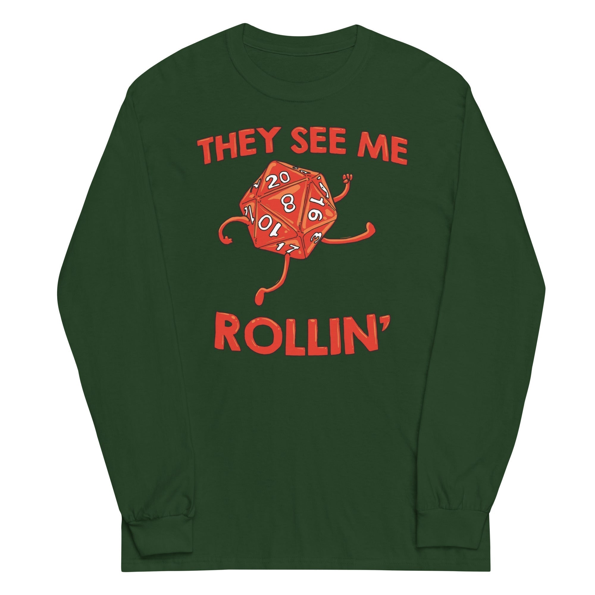They See Me Rollin' Unisex Long Sleeve Tee Hoodie, Sweatshirt | CoreVibeTees.com (Image 3)