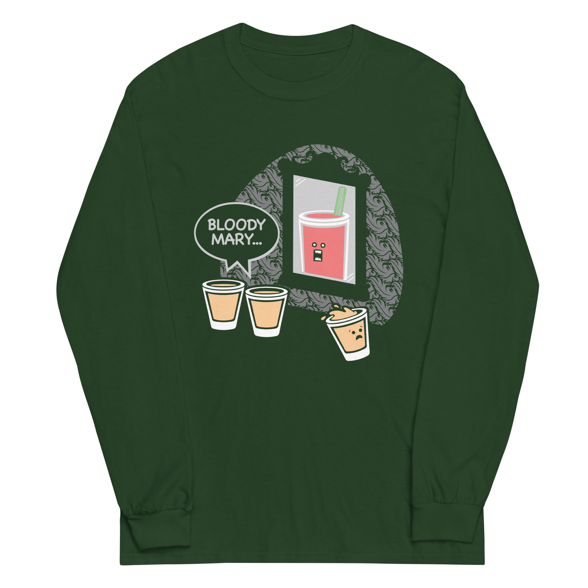 Bloody Mary Unisex Long Sleeve Tee Hoodie, Sweatshirt | CoreVibeTees.com (Image 3)