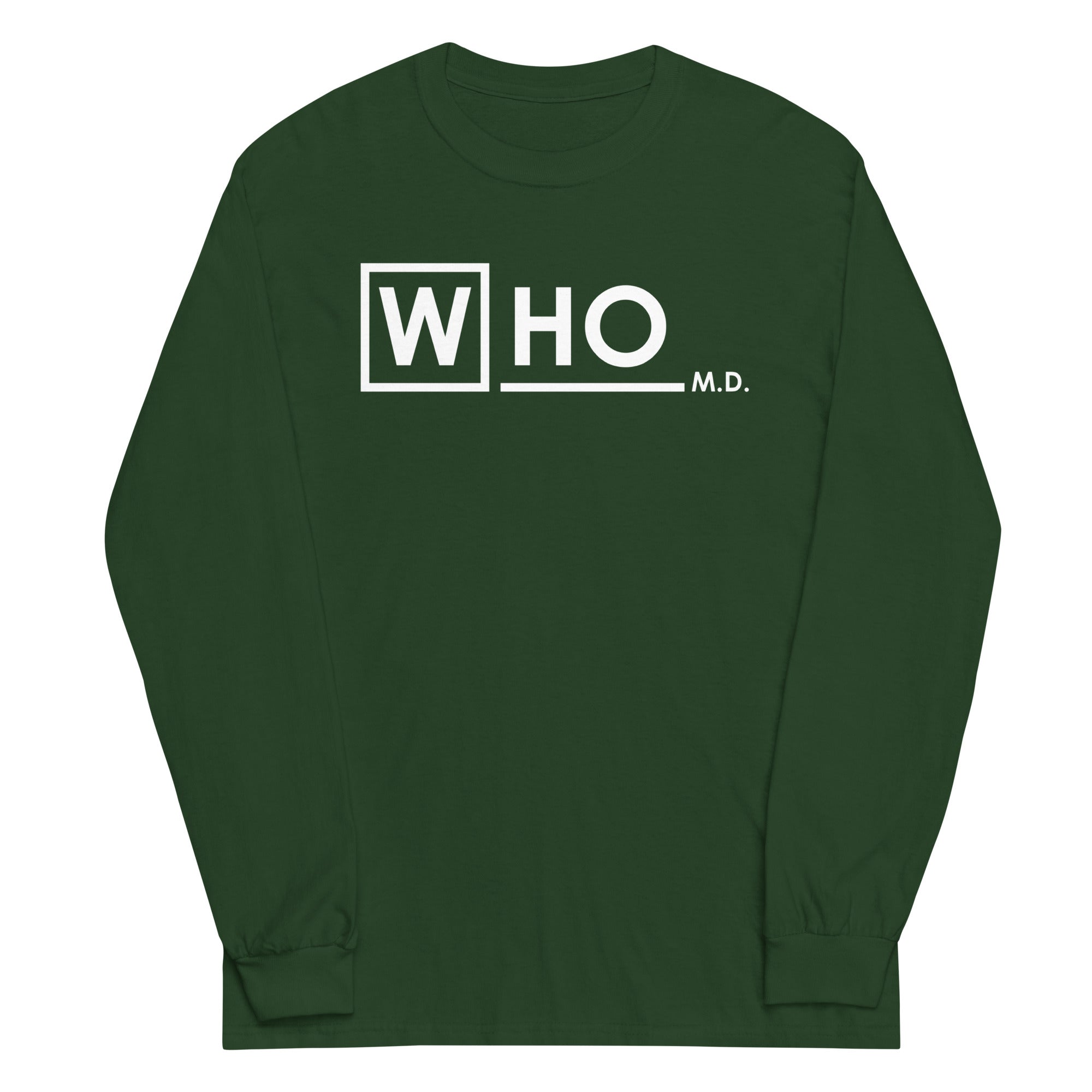 Who MD Unisex Long Sleeve Tee Hoodie, Sweatshirt | CoreVibeTees.com (Image 4)