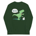 Tea Rex Unisex Long Sleeve Tee Hoodie, Sweatshirt | CoreVibeTees.com (Image 1)