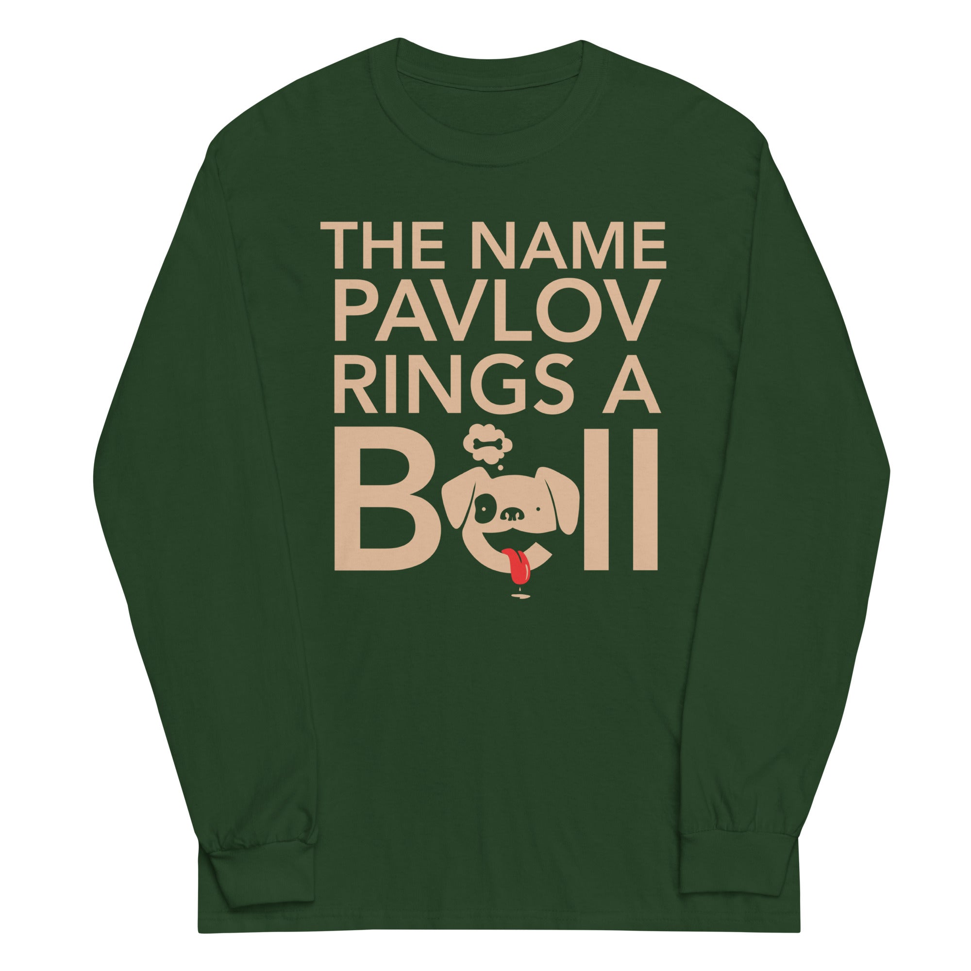 The Name Pavlov Rings A Bell Unisex Long Sleeve Tee Hoodie, Sweatshirt | CoreVibeTees.com (Image 5)