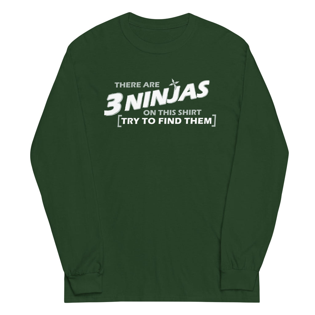 3 Ninjas Unisex Long Sleeve Tee Hoodie, Sweatshirt | CoreVibeTees.com (Image 4)
