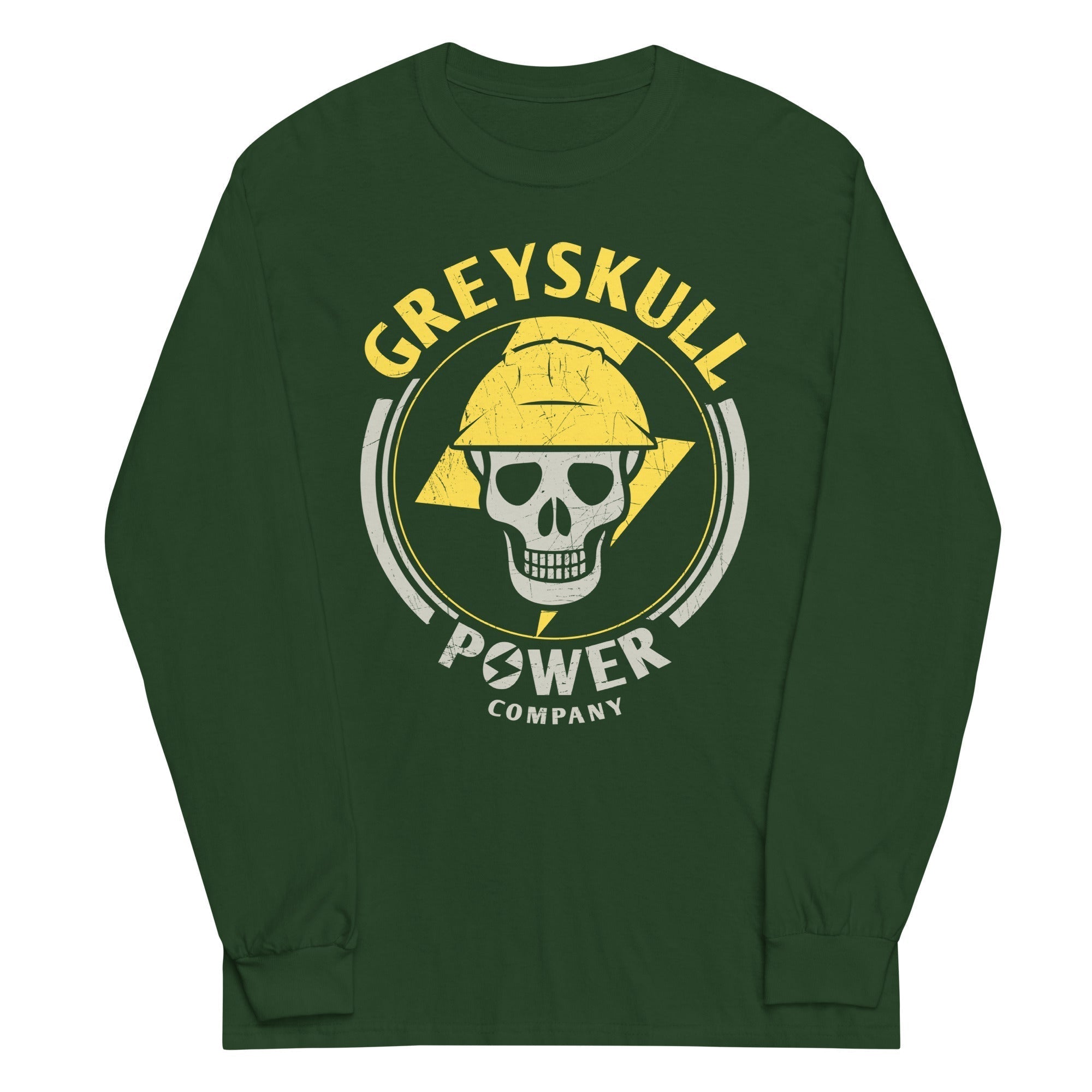 Greyskull Power Company Unisex Long Sleeve Tee Hoodie, Sweatshirt | CoreVibeTees.com (Image 5)