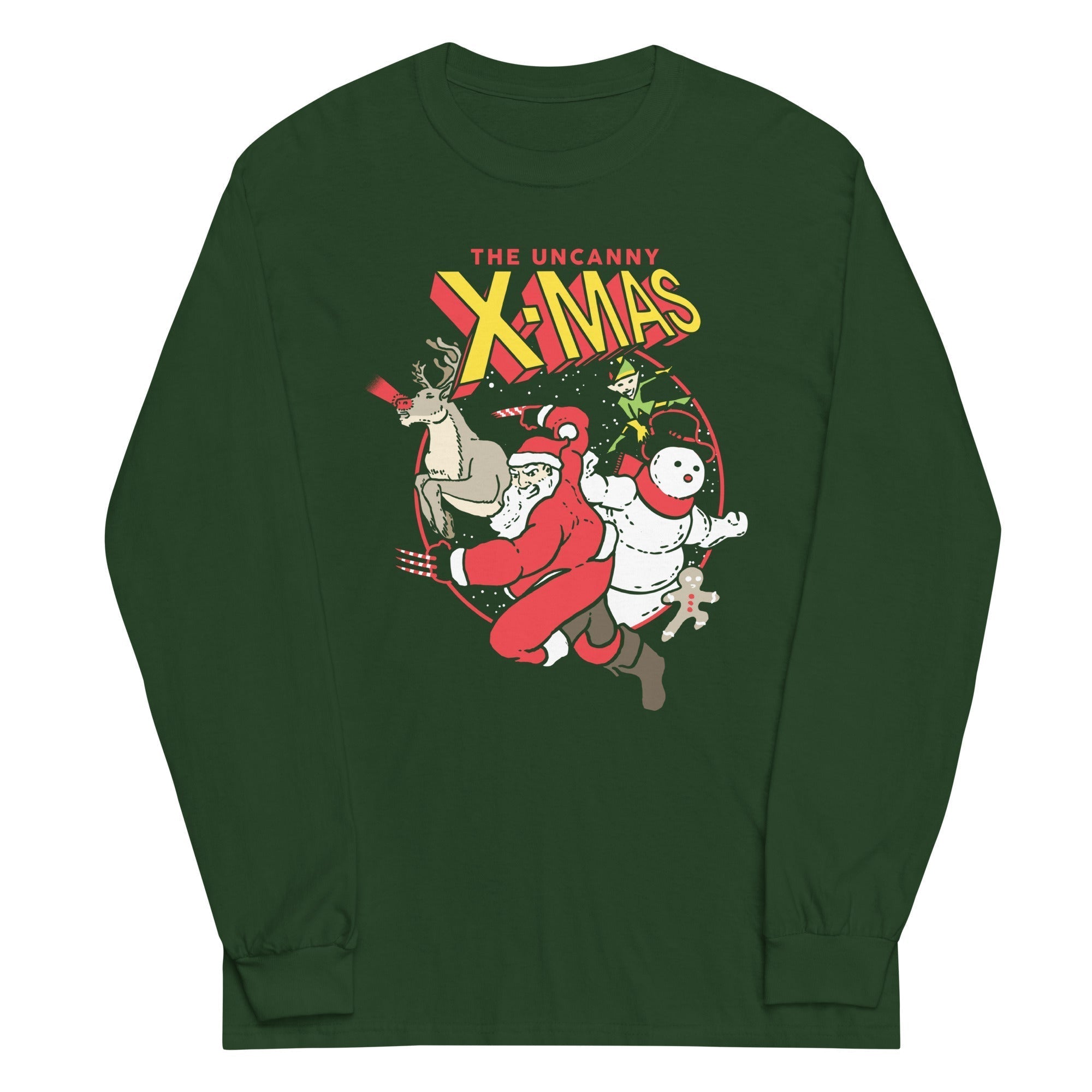 The Uncanny X-Mas Unisex Long Sleeve Tee Hoodie, Sweatshirt | CoreVibeTees.com (Image 4)