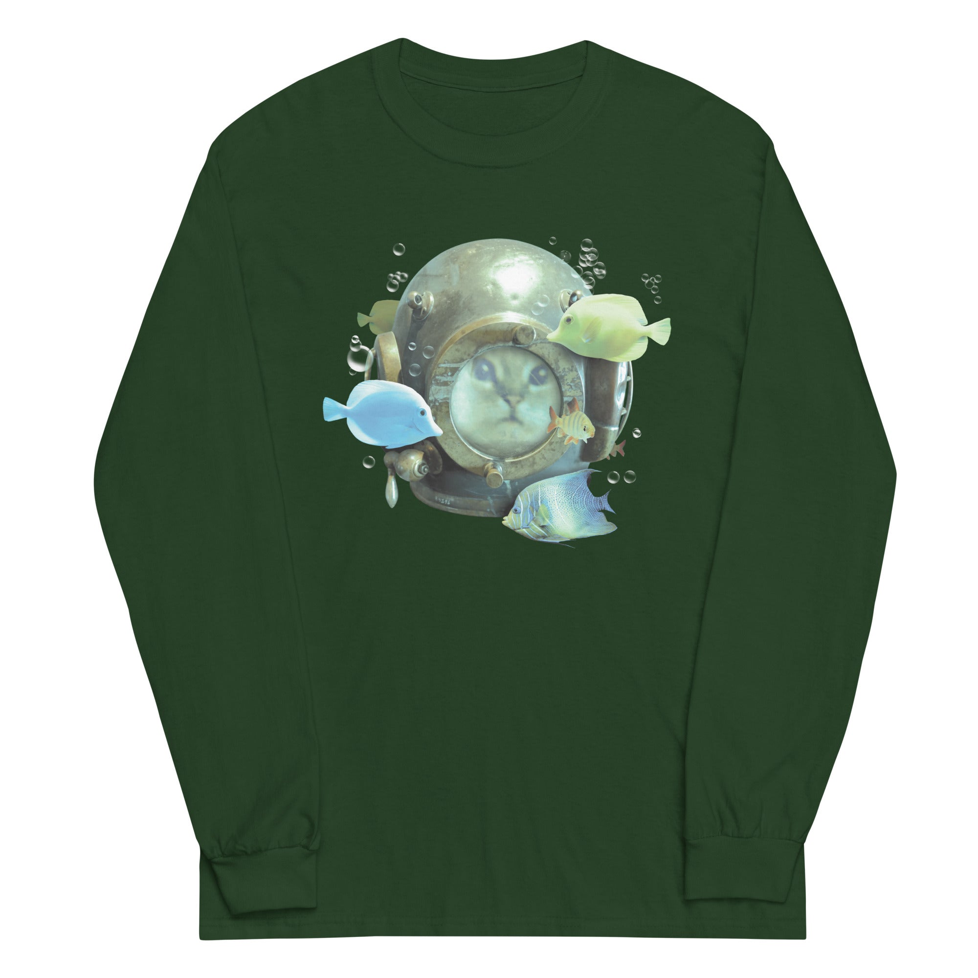 20,000 Purrrs Under The Sea Unisex Long Sleeve Tee Hoodie, Sweatshirt | CoreVibeTees.com (Image 3)