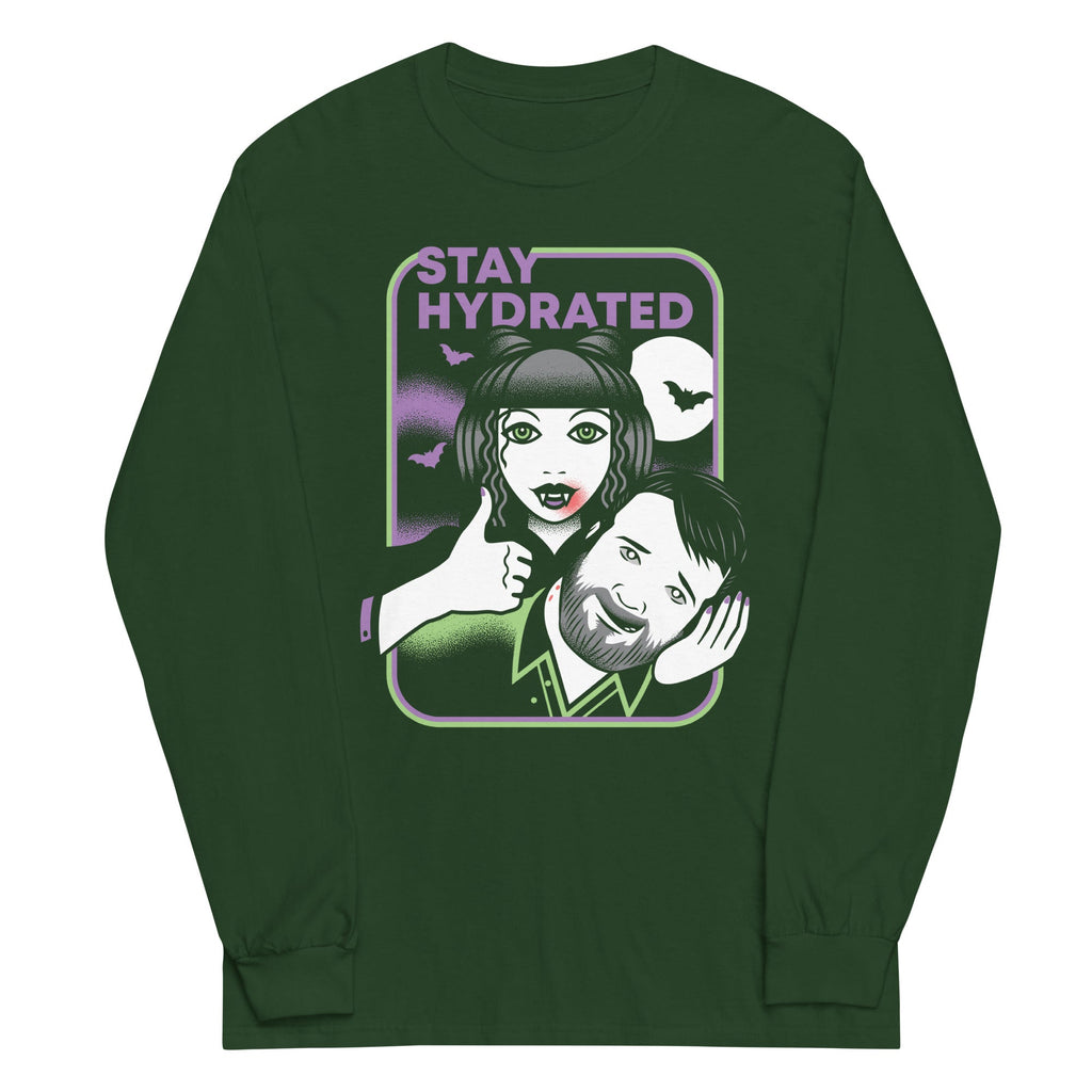 Stay Hydrated Unisex Long Sleeve Tee Hoodie, Sweatshirt | CoreVibeTees.com (Image 3)