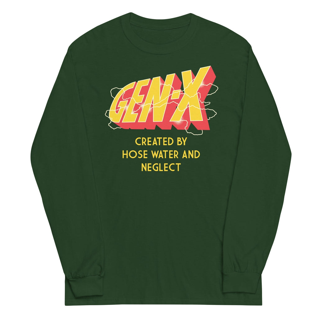 Gen-X Unisex Long Sleeve Tee Hoodie, Sweatshirt | CoreVibeTees.com (Image 4)