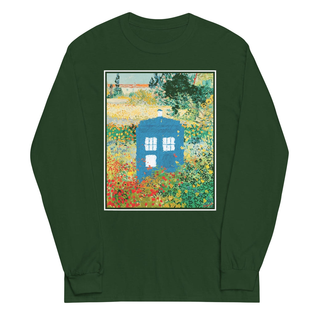 Garden In Bloom Unisex Long Sleeve Tee Hoodie, Sweatshirt | CoreVibeTees.com (Image 4)