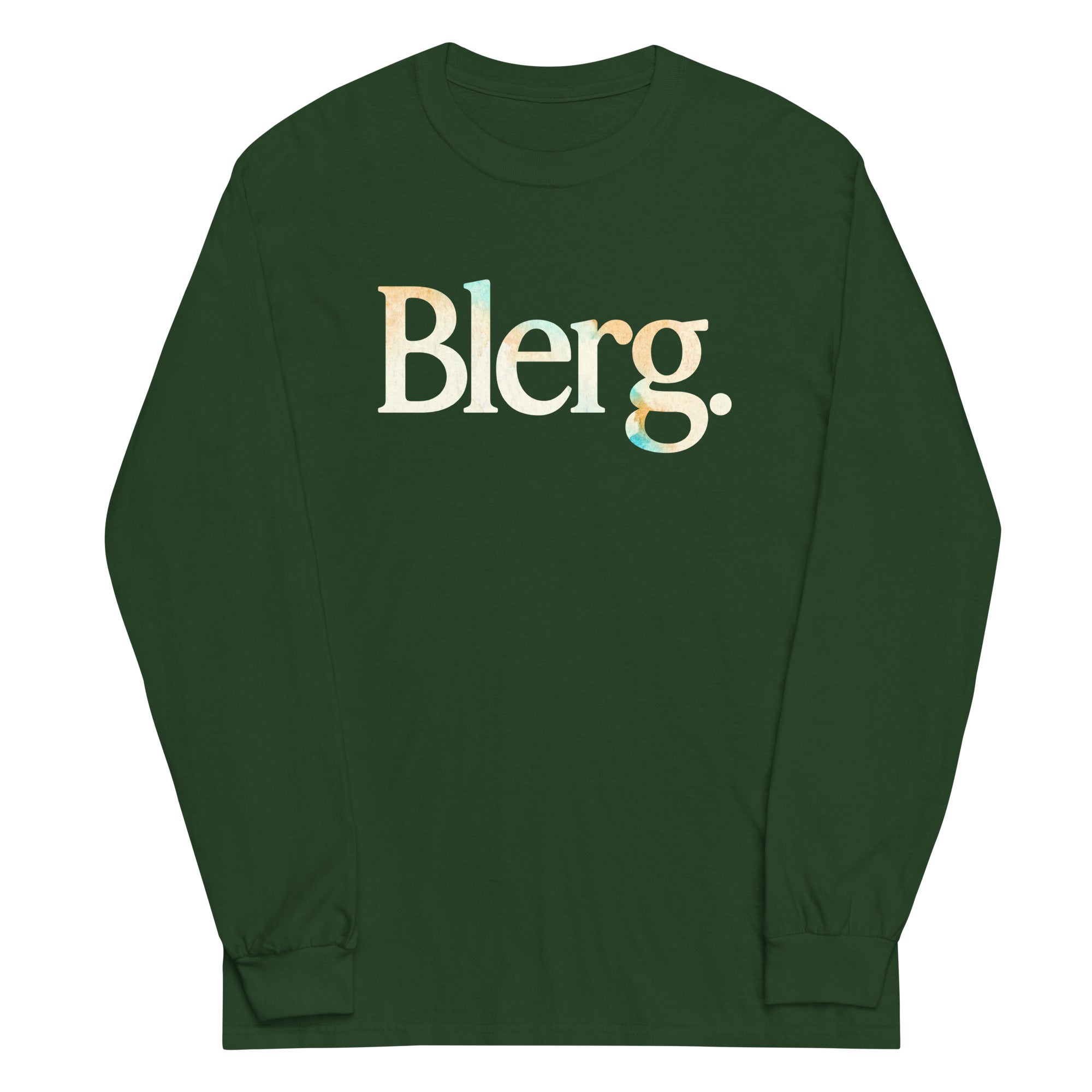 Blerg Unisex Long Sleeve Tee Hoodie, Sweatshirt | CoreVibeTees.com (Image 4)