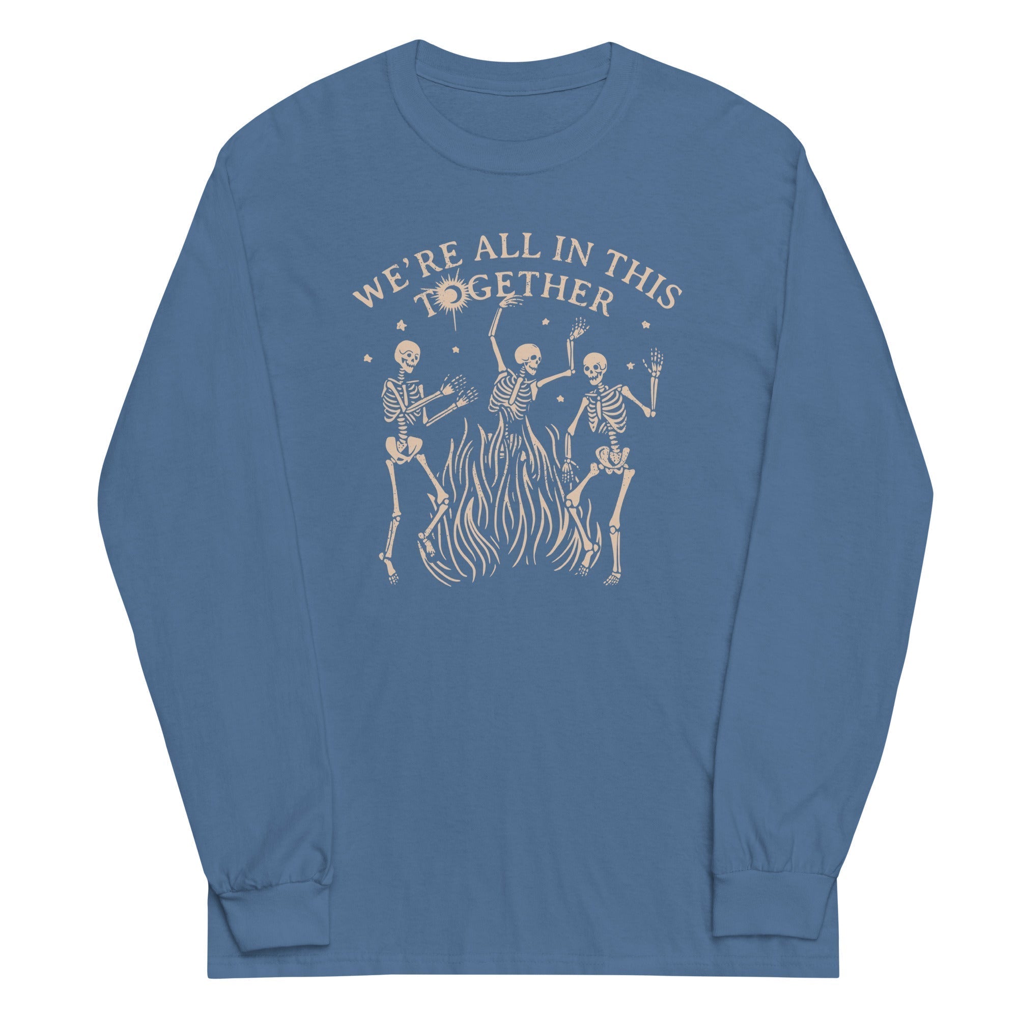 We're All In This Together Unisex Long Sleeve Tee Hoodie, Sweatshirt | CoreVibeTees.com (Image 5)