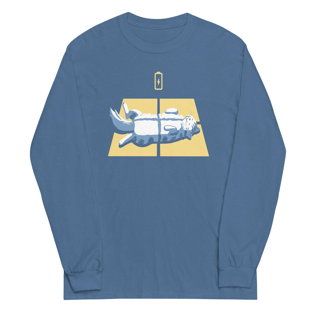 Solar Charging Unisex Long Sleeve Tee Hoodie, Sweatshirt | CoreVibeTees.com (Image 5)
