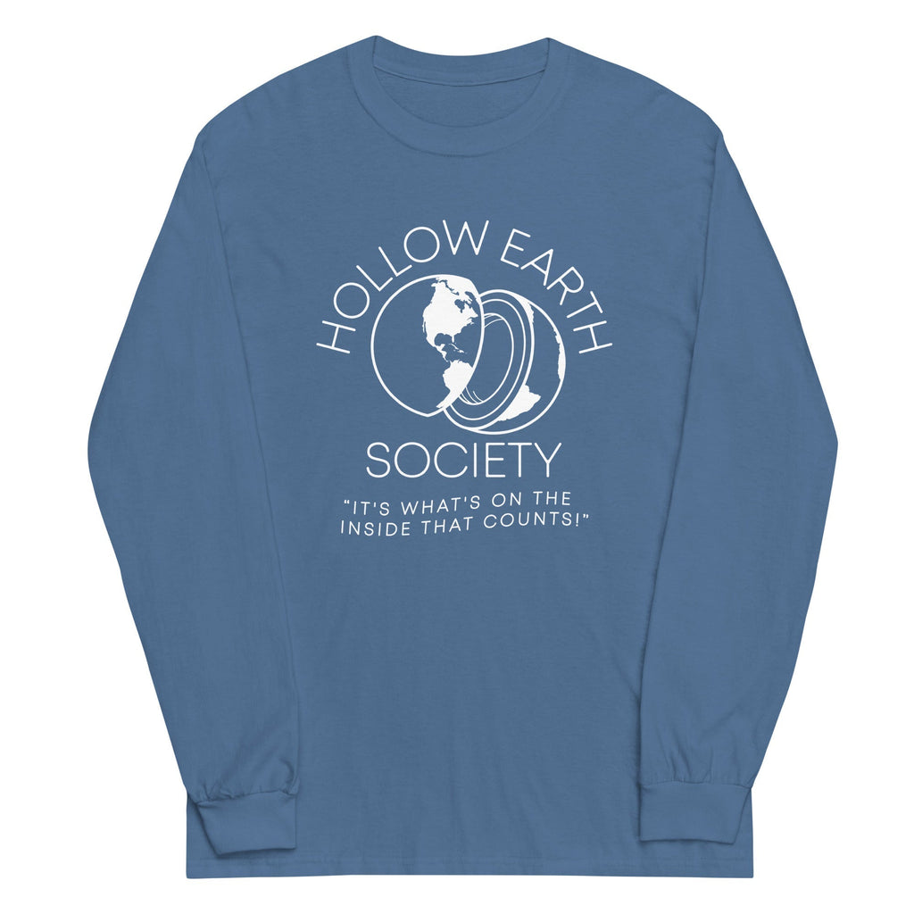 Hollow Earth Society Unisex Long Sleeve Tee Hoodie, Sweatshirt | CoreVibeTees.com (Image 5)