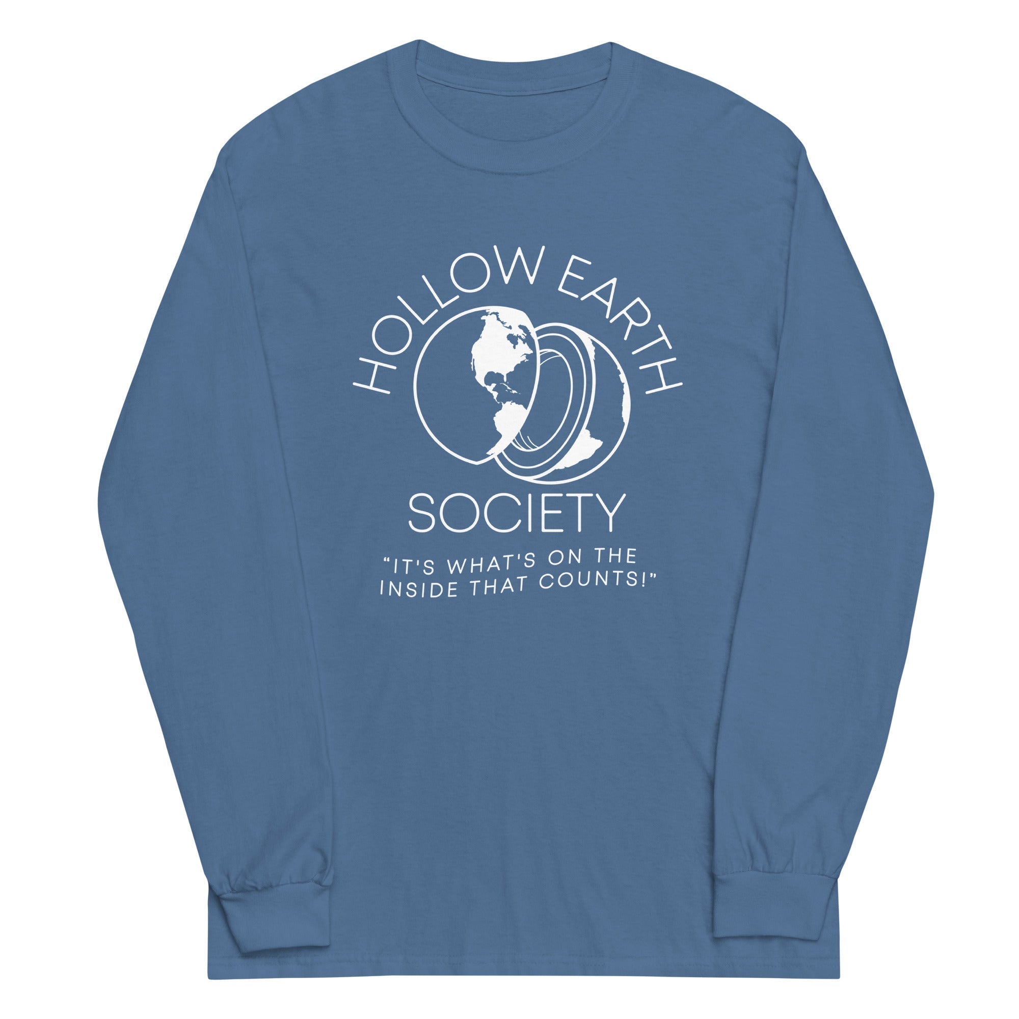 Hollow Earth Society Unisex Long Sleeve Tee Hoodie, Sweatshirt | CoreVibeTees.com (Image 5)