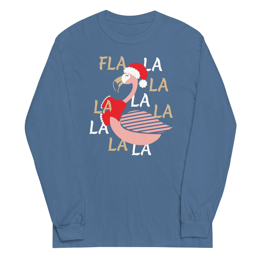 Fla La La Lamingo Unisex Long Sleeve Tee Hoodie, Sweatshirt | CoreVibeTees.com (Image 5)