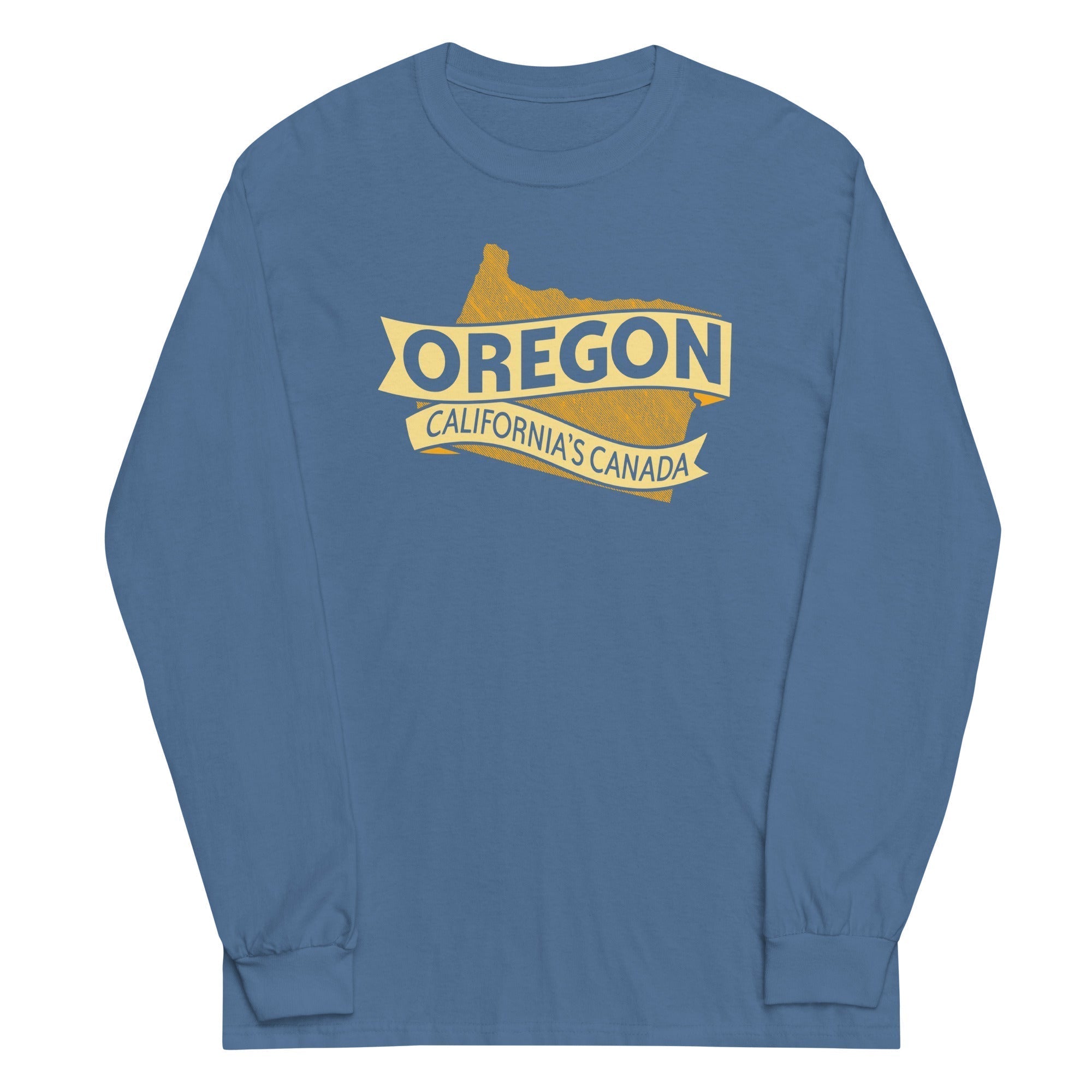 Oregon California's Canada Unisex Long Sleeve Tee Hoodie, Sweatshirt | CoreVibeTees.com (Image 4)