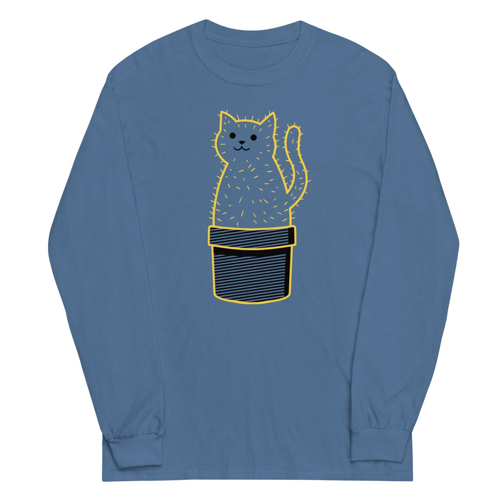 Catcus Unisex Long Sleeve Tee Hoodie, Sweatshirt | CoreVibeTees.com (Image 2)
