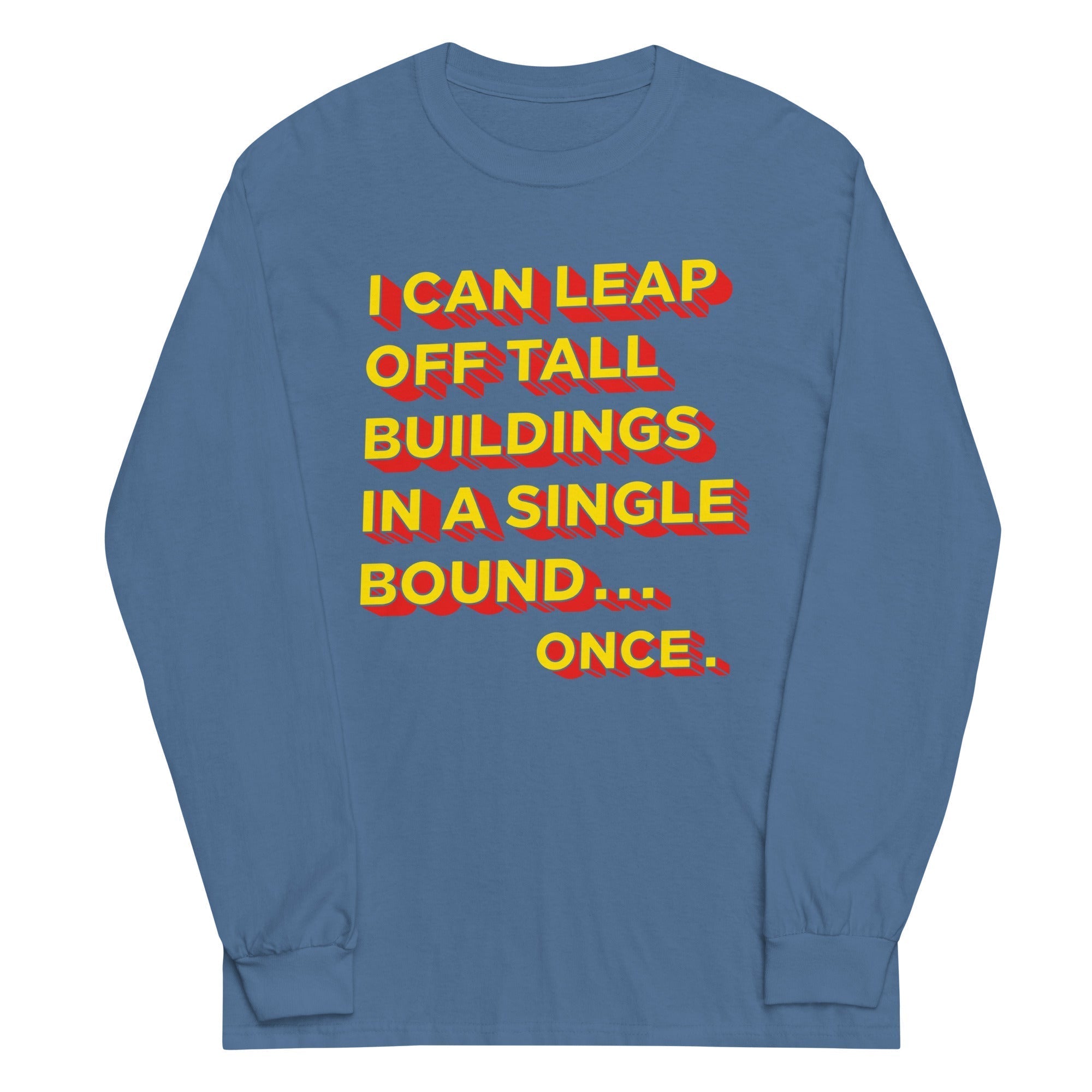 Tall Buildings In A Single Bound Unisex Long Sleeve Tee Hoodie, Sweatshirt | CoreVibeTees.com (Image 5)