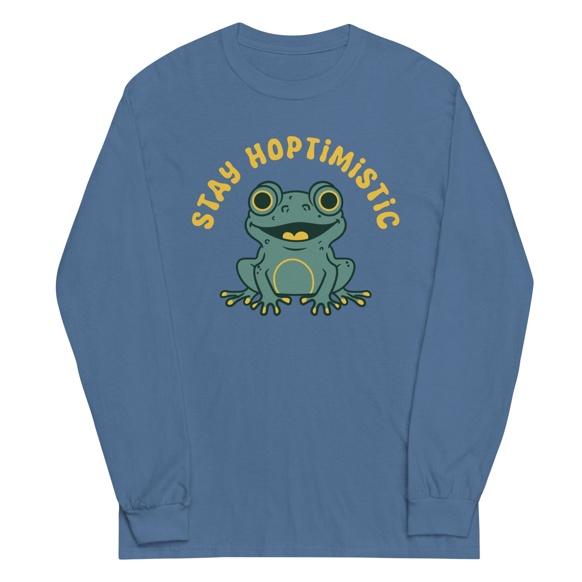 Stay Hoptimistic Unisex Long Sleeve Tee Hoodie, Sweatshirt | CoreVibeTees.com (Image 5)