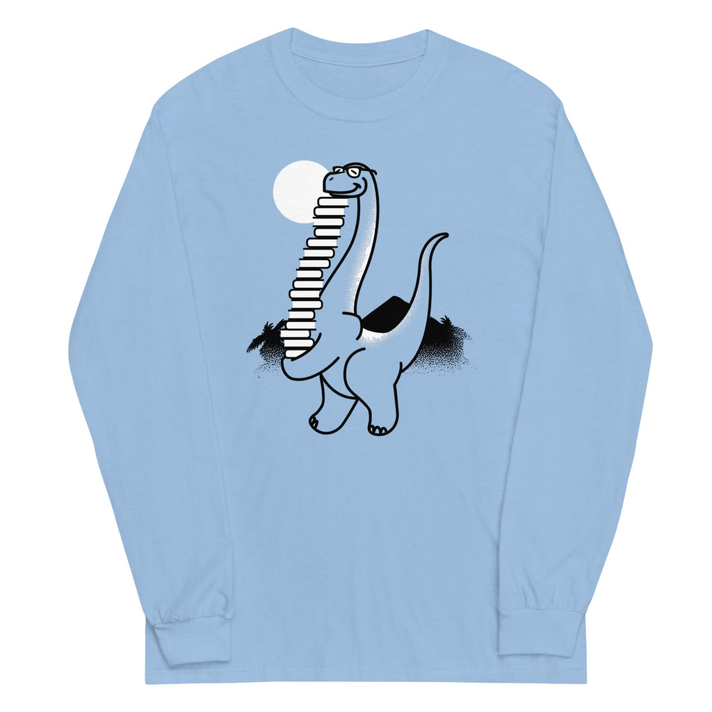Bookosaurus Unisex Long Sleeve Tee Hoodie, Sweatshirt | CoreVibeTees.com (Image 2)