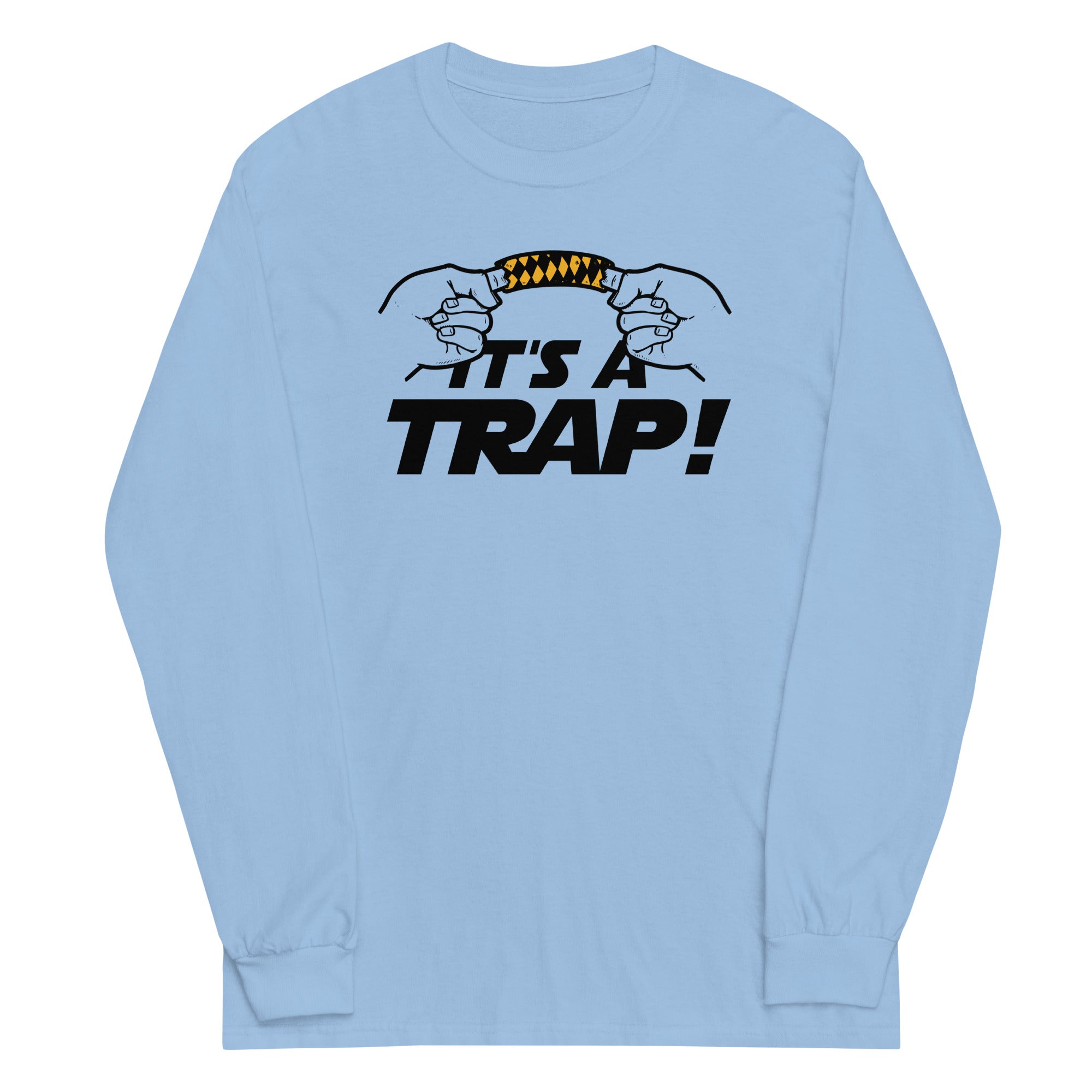 It's A Trap! Unisex Long Sleeve Tee Hoodie, Sweatshirt | CoreVibeTees.com (Image 3)