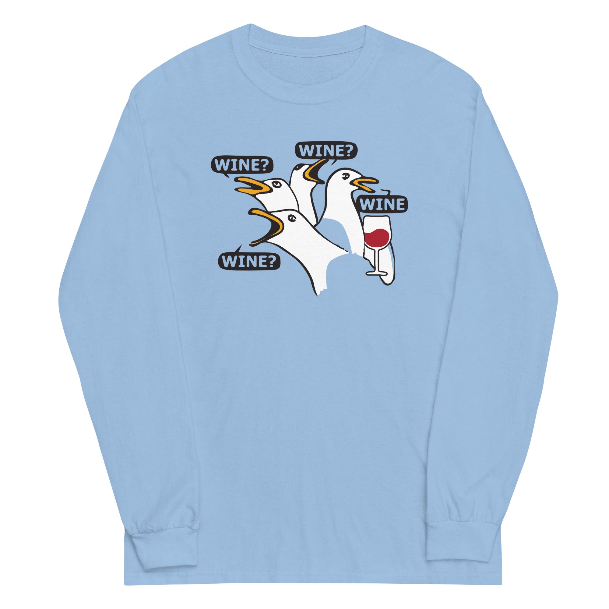 Wine Wine Wine Wine Unisex Long Sleeve Tee Hoodie, Sweatshirt | CoreVibeTees.com (Image 3)