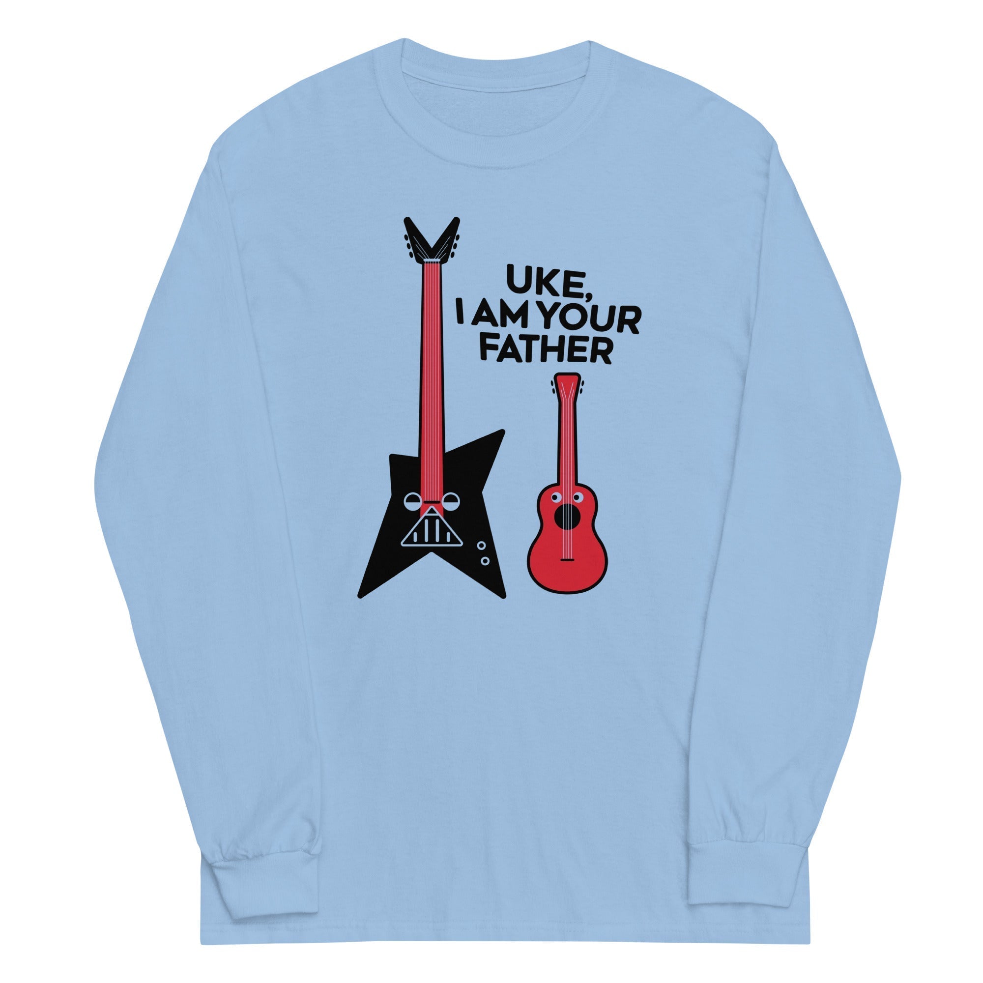 Uke, I Am Your Father Unisex Long Sleeve Tee Hoodie, Sweatshirt | CoreVibeTees.com (Image 2)