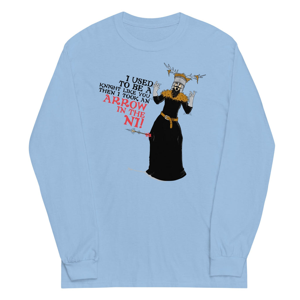 An Arrow In The Ni Unisex Long Sleeve Tee Hoodie, Sweatshirt | CoreVibeTees.com (Image 3)