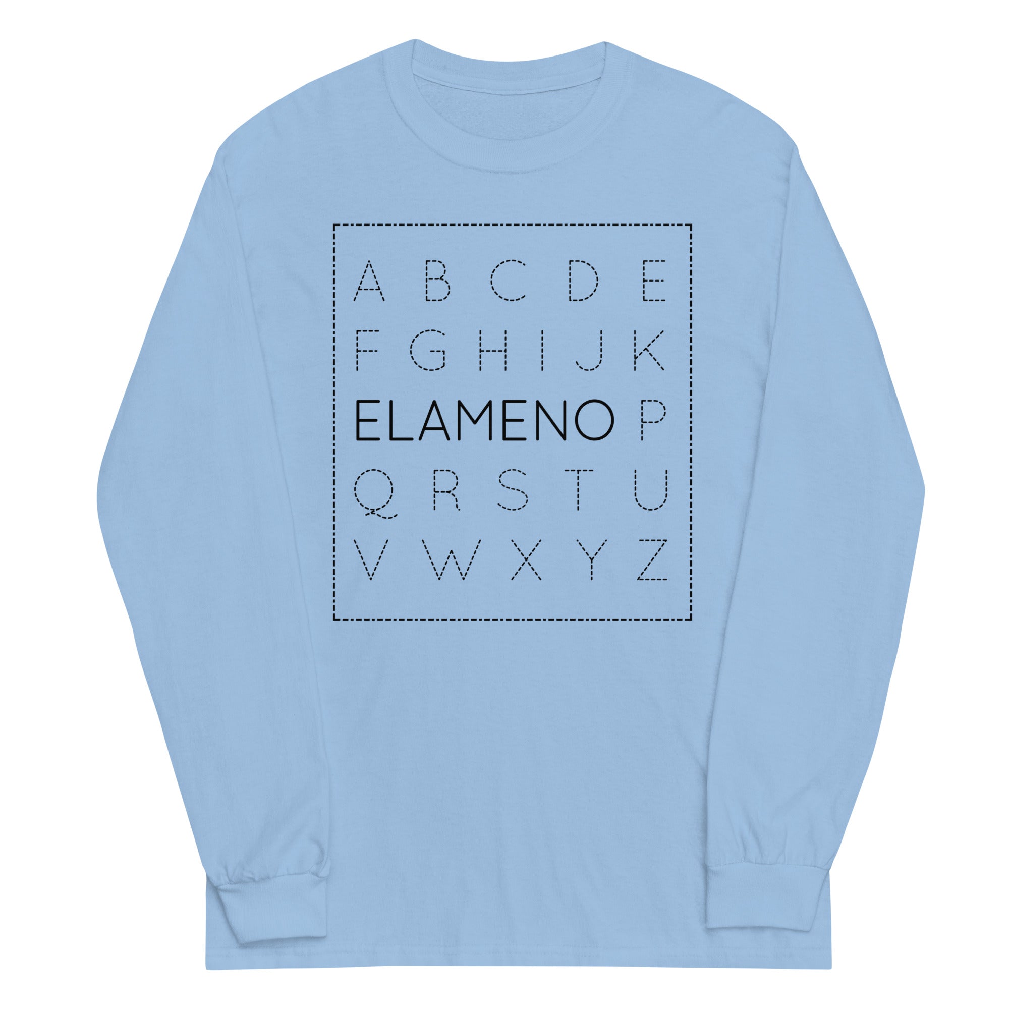 Elameno Unisex Long Sleeve Tee Hoodie, Sweatshirt | CoreVibeTees.com (Image 3)