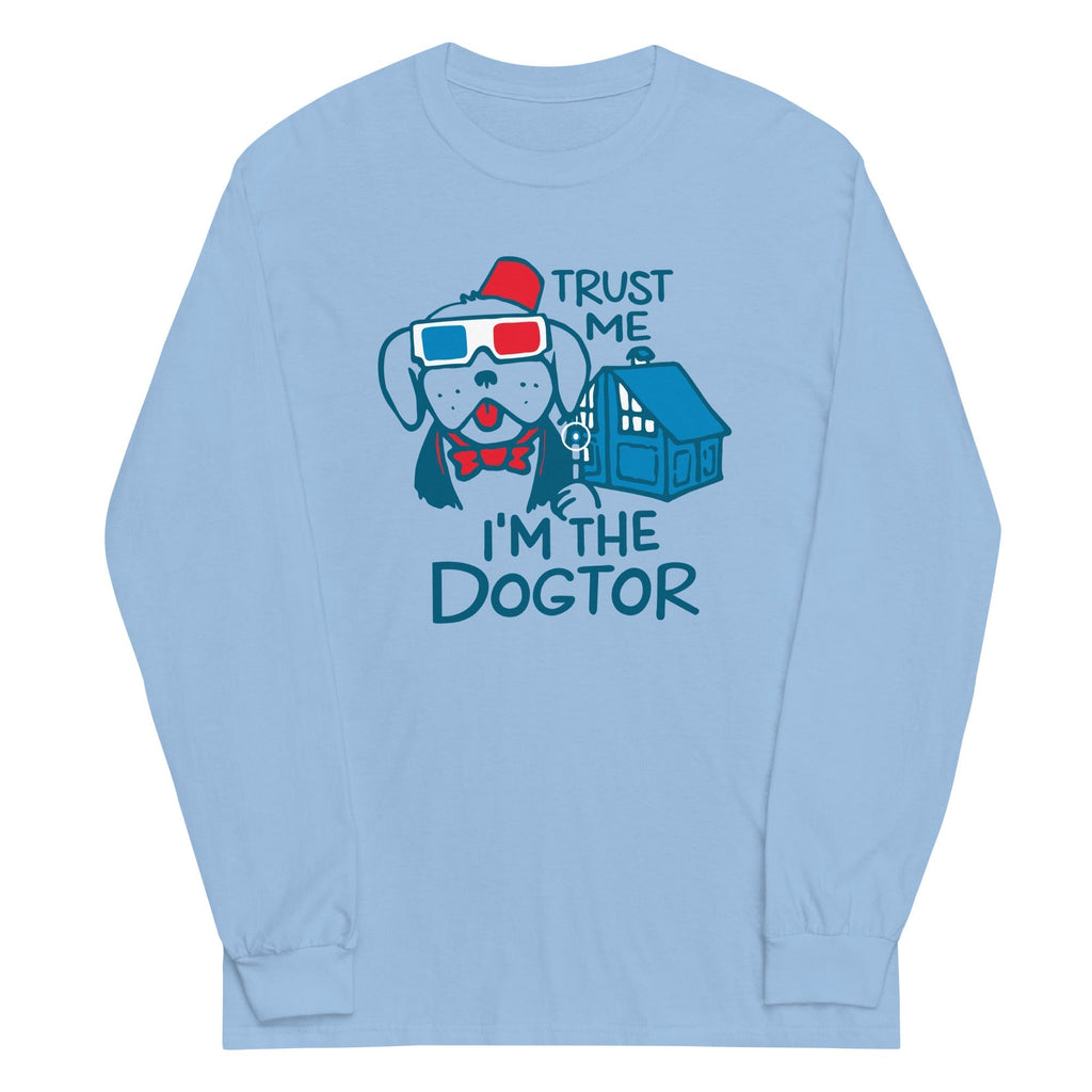 Trust Me, I'm The Dogtor Unisex Long Sleeve Tee Hoodie, Sweatshirt | CoreVibeTees.com (Image 2)