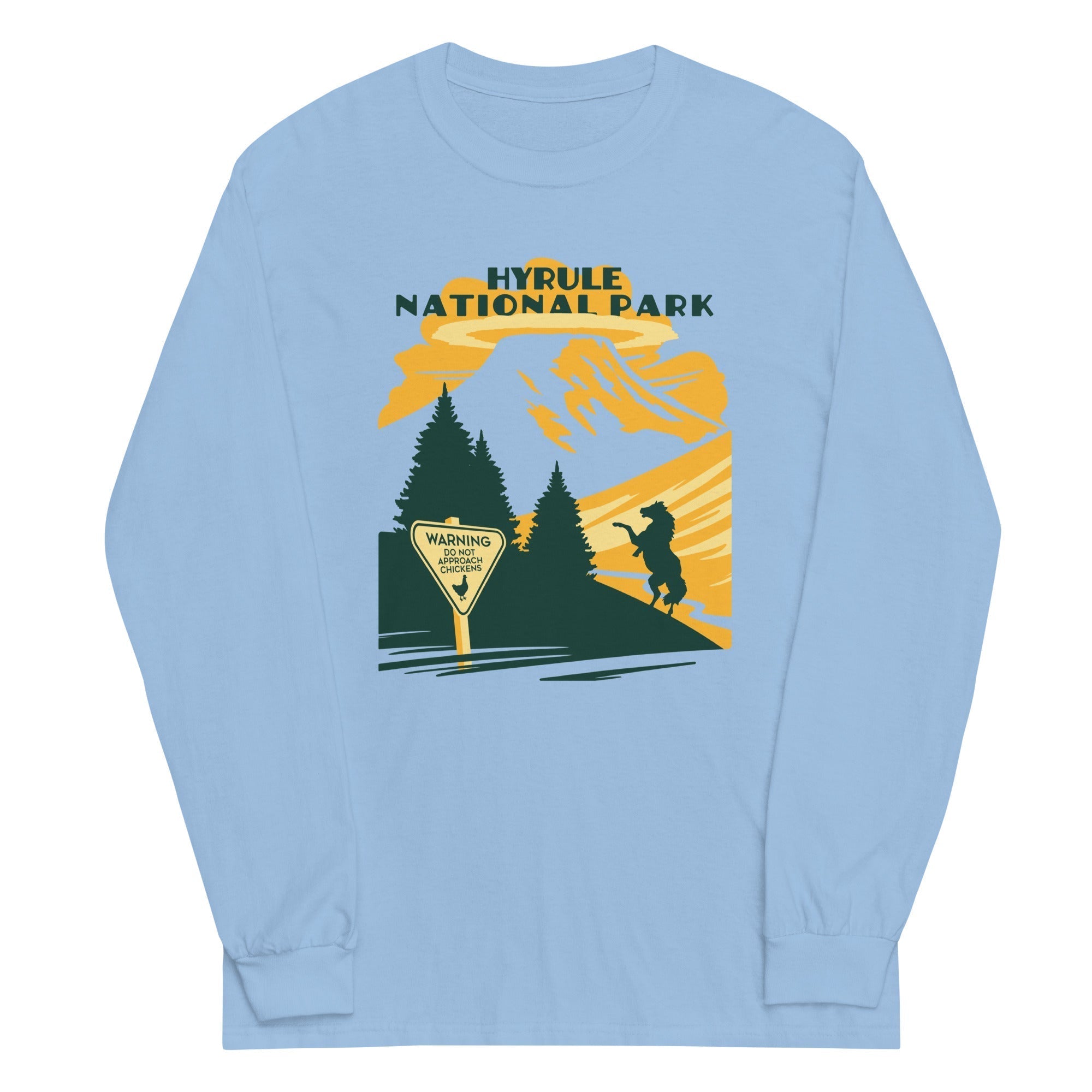 Hyrule National Park Unisex Long Sleeve Tee Hoodie, Sweatshirt | CoreVibeTees.com (Image 2)