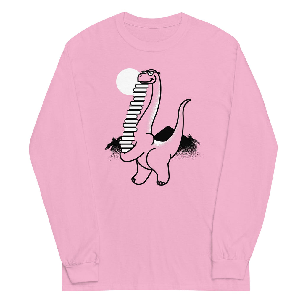 Bookosaurus Unisex Long Sleeve Tee Hoodie, Sweatshirt | CoreVibeTees.com (Image 3)