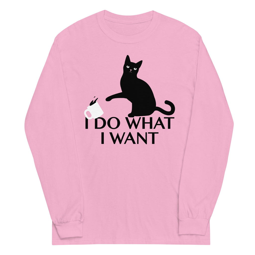 I Do What I Want Unisex Long Sleeve Tee Hoodie, Sweatshirt | CoreVibeTees.com (Image 4)