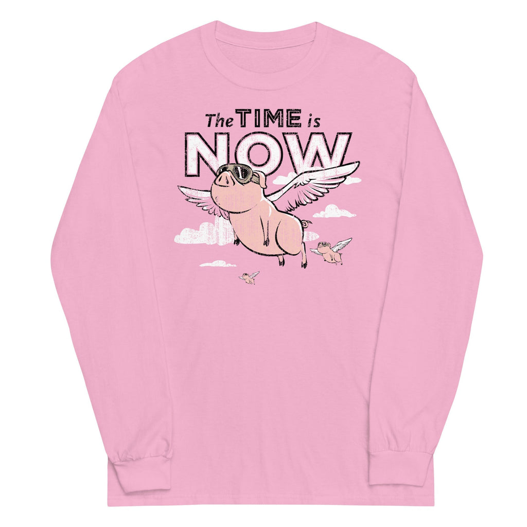The Time Is Now Unisex Long Sleeve Tee Hoodie, Sweatshirt | CoreVibeTees.com (Image 4)